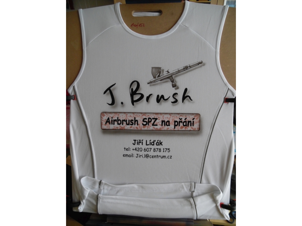 Reklamní triko pro J.Brush